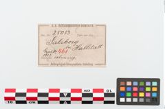 Etiketten zu Bronzemelonenarmreif (NHMW-PRAE-025053)